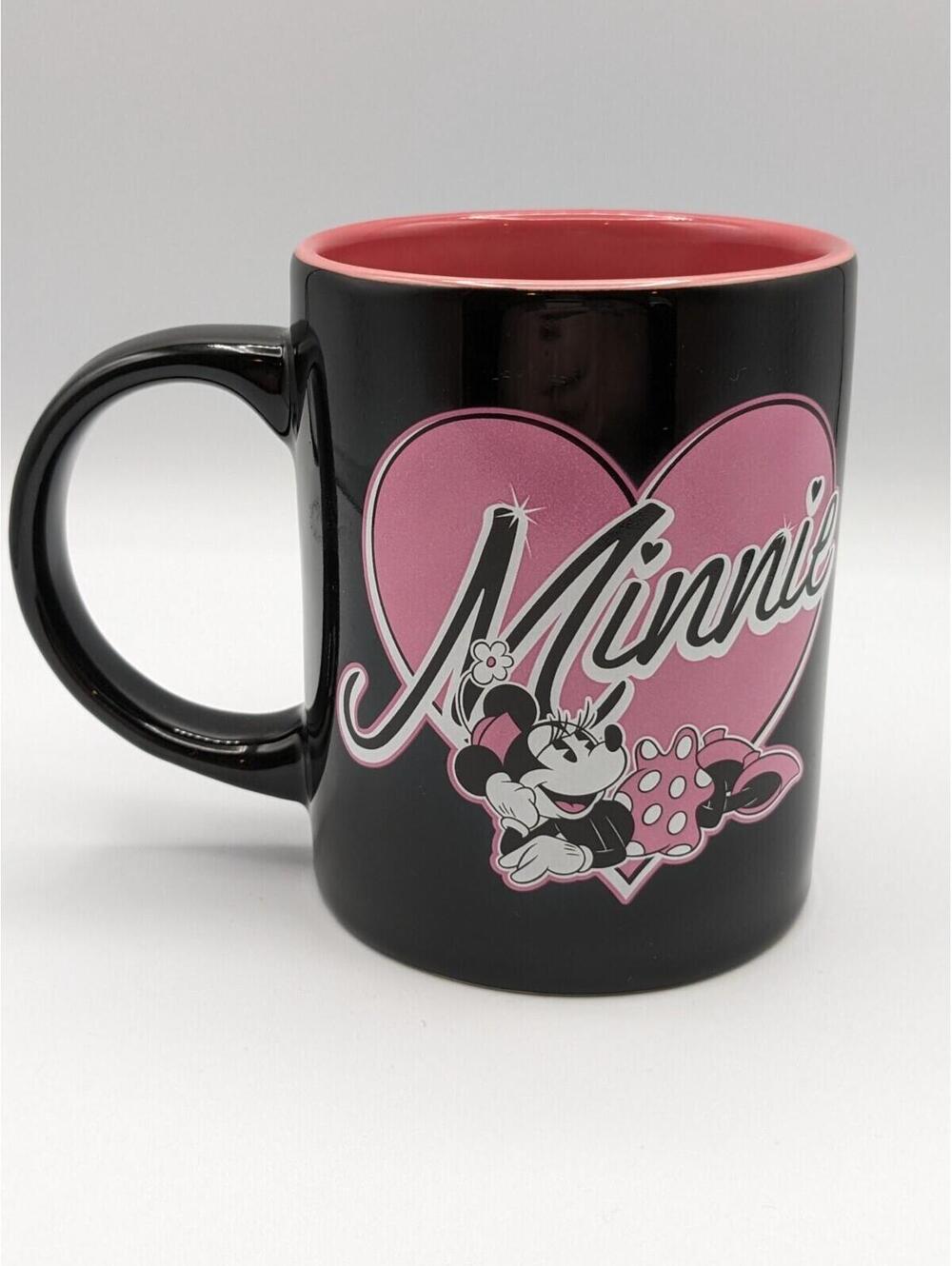 Disney Minnie Mouse Jerry Leigh Mug Rare - Black/Pink